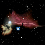 Large-scale view of the Horsehead Nebula